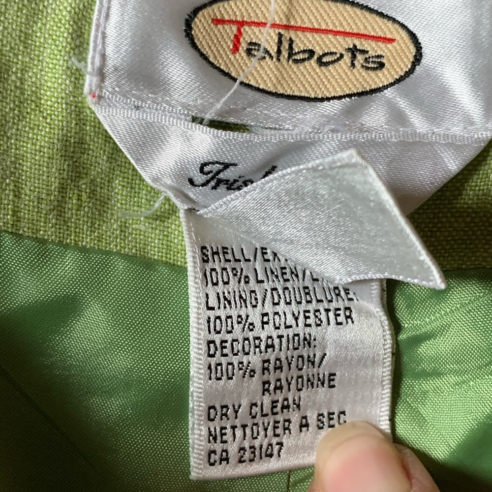 Talbots Linen Pants, 4 - Picture 5 of 8